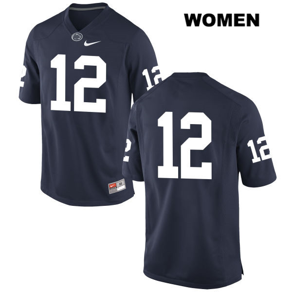 NCAA Nike Women's Penn State Nittany Lions Mac Hippenhammer #12 College Football Authentic No Name Navy Stitched Jersey CWT5298OG